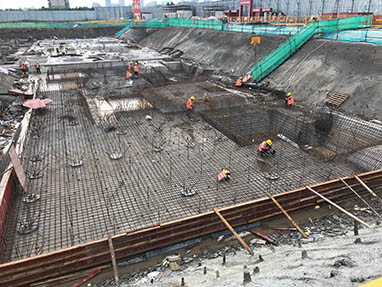 靖江美的望江路項目基坑支護及降水工程